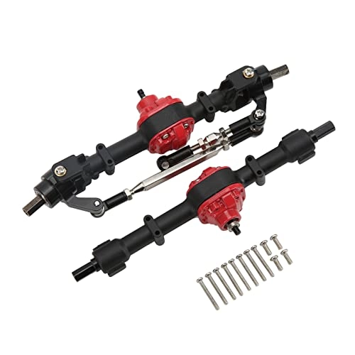 Metal Front Rear Axle Set - Aluminum Compatible with MN D90 D91 99S FJ45