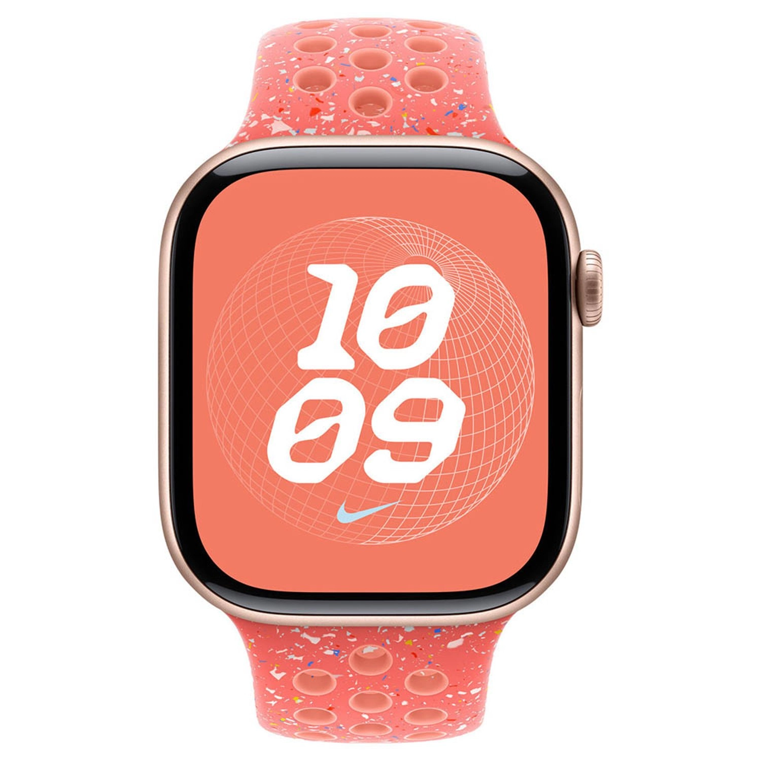 Recycled Fluoroelastomer Nike Sport Watch Band for Apple Watch 44mm/45mm/46mm/49mm