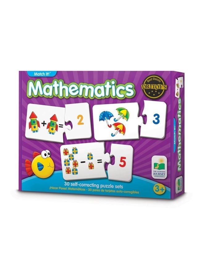 Match It! Mathematics - 3 to 6 30 pieces