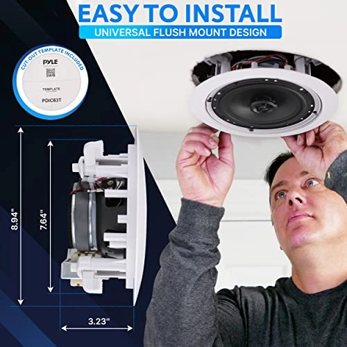 InWall InCeiling Speakers - 125W