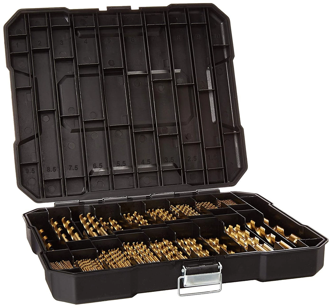 PLATINUMEDGE Twist Drill Bit Set - 4241 high speed steel 230 Pieces 1mm up to 10mm