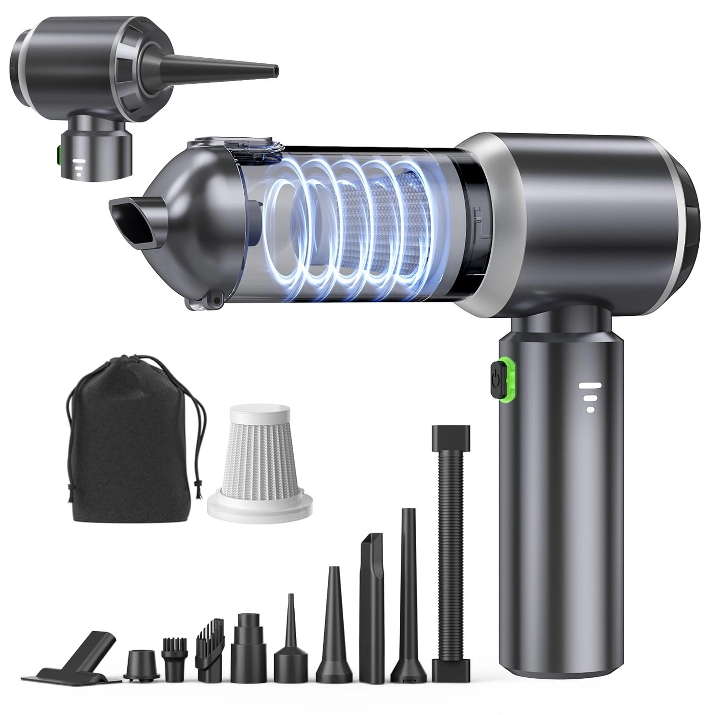 Car Vacuum - 16000PA Cordless