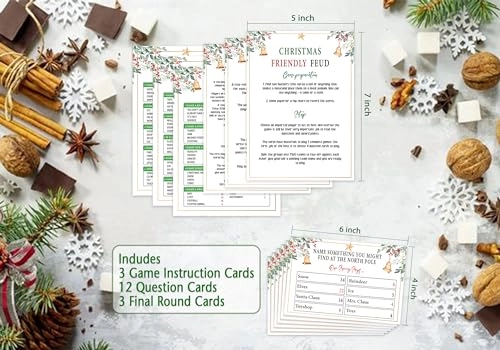 Christmas Friendly Feud Quiz - 15 years and up