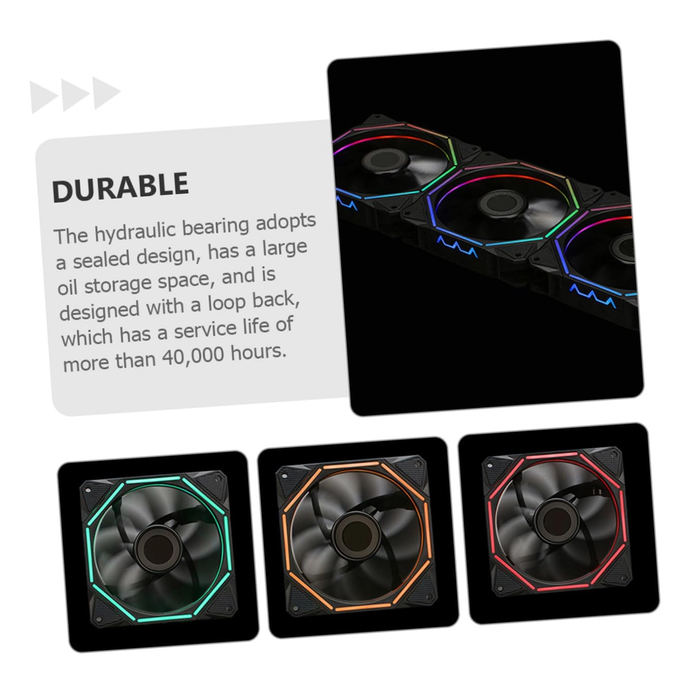 Magnetic Bearing Silent Cooling Fan - 1 fan(s) 120mm