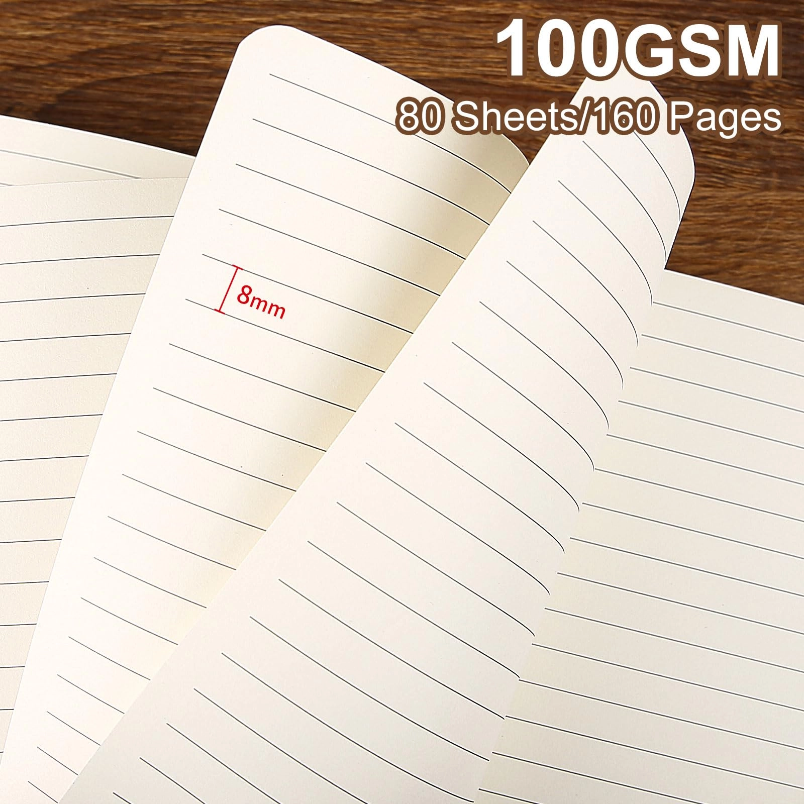 Lined Journal Notebook B5 - Lined 160 Pages