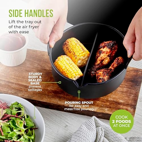 Round Divided Tray - Silicone