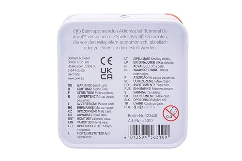 56310 Card Game Kommst Du drauf? - German 4 - 10 years 60 pieces