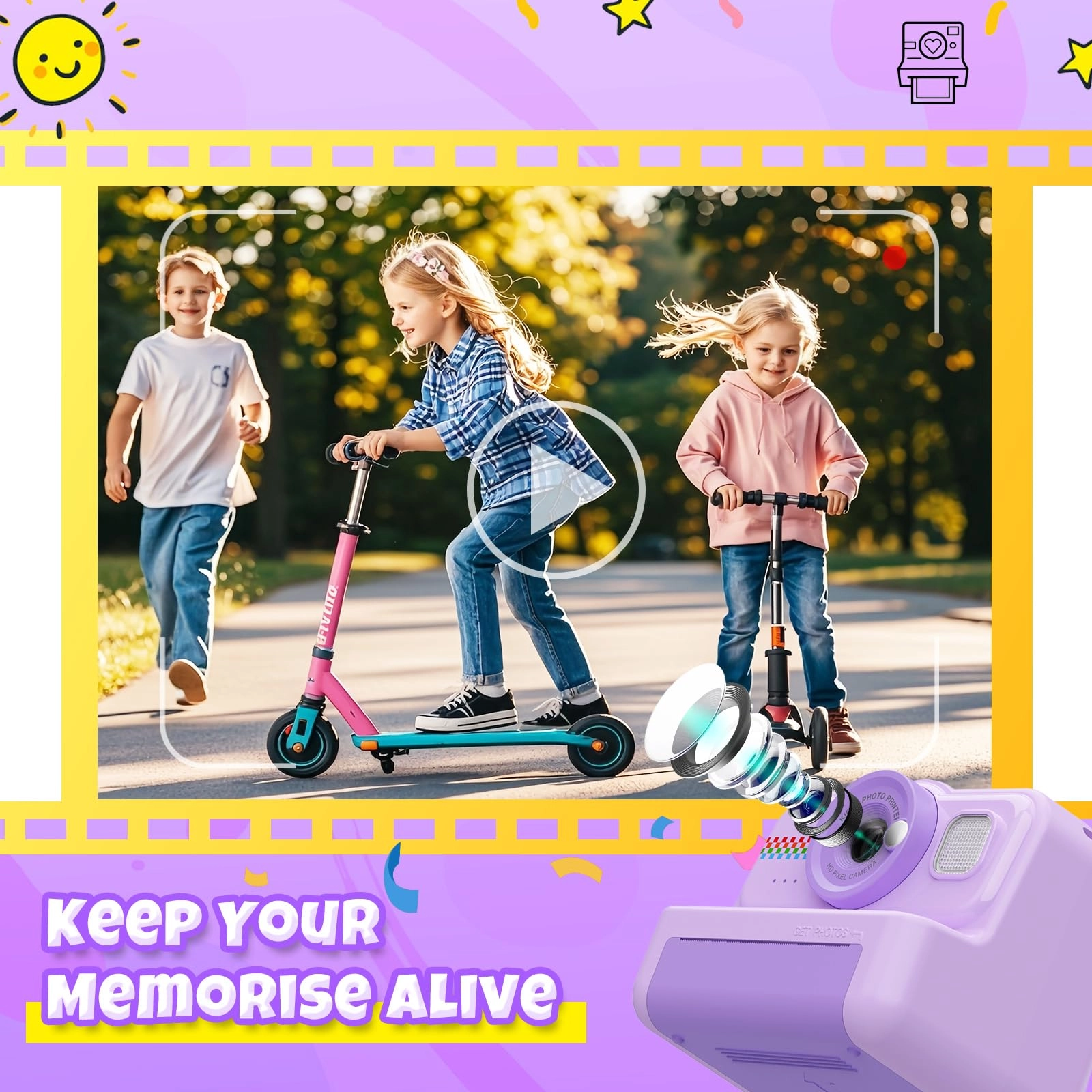 KC02 - 1080P 32GB Purple