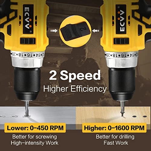 Cordless Drill Driver - 4000mAh Kit