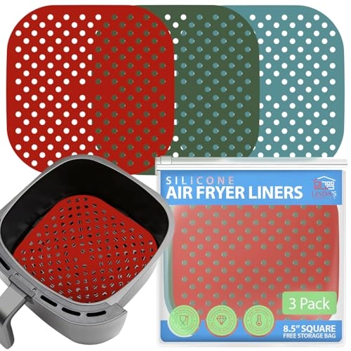 Silicone Air Fryer Liners - Silicone 3 piece(s)