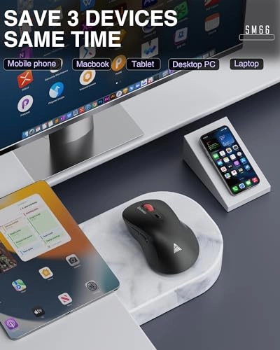 SM66 Silent Dual-Mode Mouse - Wireless