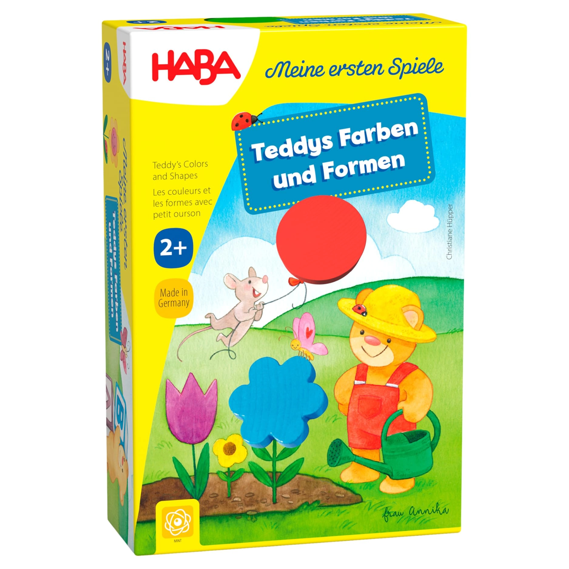 HABA Teddy's Colors and Shapes - 2+ 15 pieces