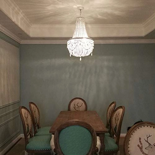 Wood Beads Chandelier