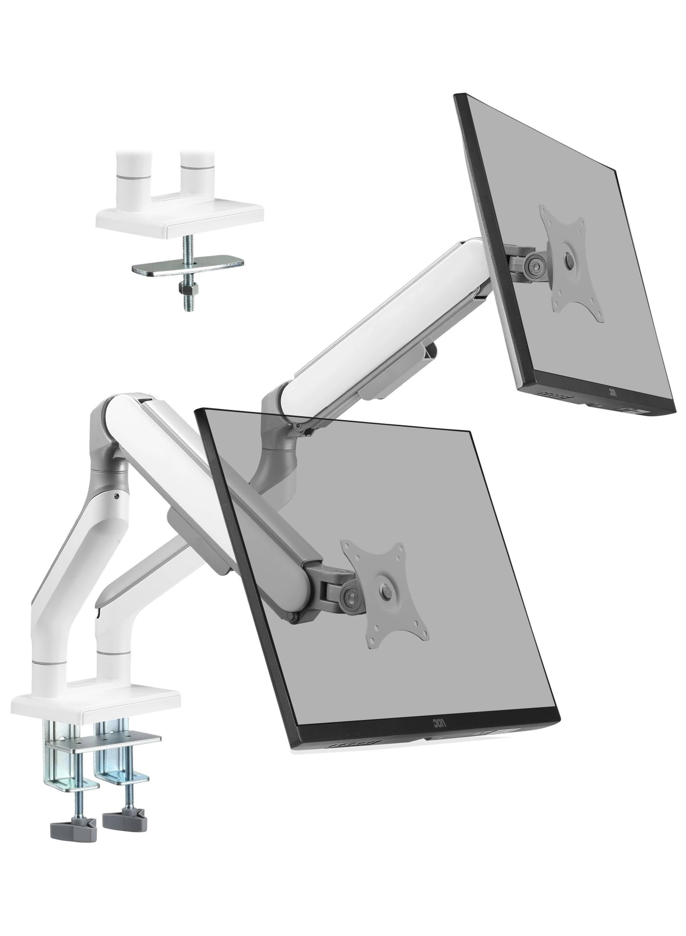 ETHU Dual Monitor Arm - Dual 17-35" 75mm 100mm