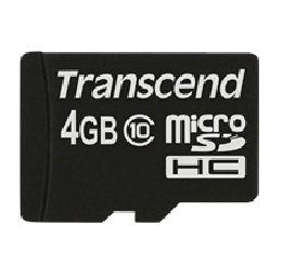 Transcend TS4GUSDHC10 - 4GB