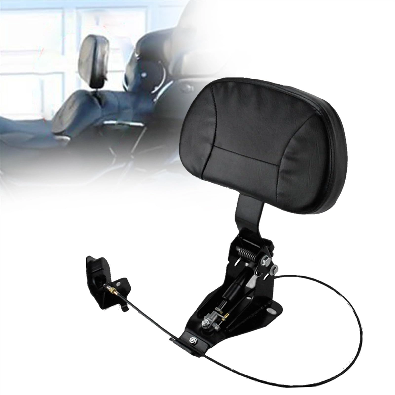 DCXXAN Backrest Mount Kit - Adjustable for Harley Touring Electra Glide Ultra Classic Street 2009-2022