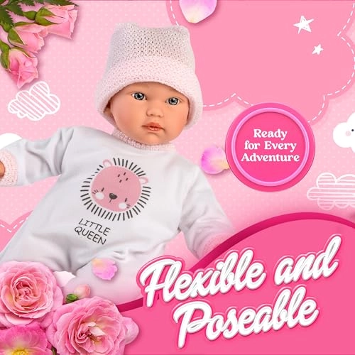 Cuquita Baby Doll - 30 cm Vinyl Blue Eyes Ages 3+