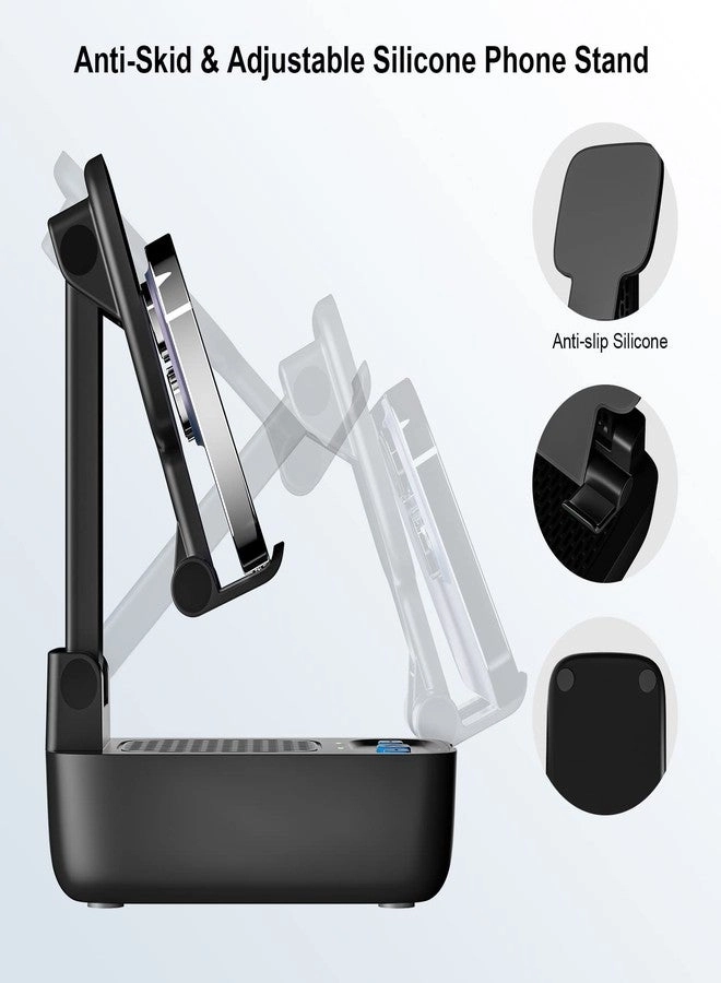 Cell Phone Stand with Wireless Bluetooth Speaker