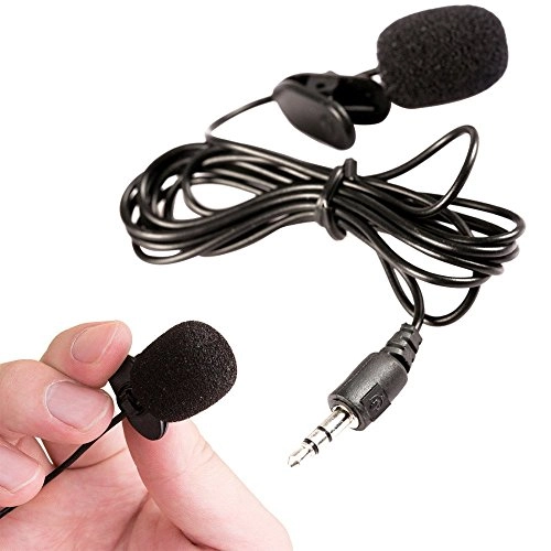 Dynamic Lapel Collar Mic 3.5mm-Mini-Jack Microphone