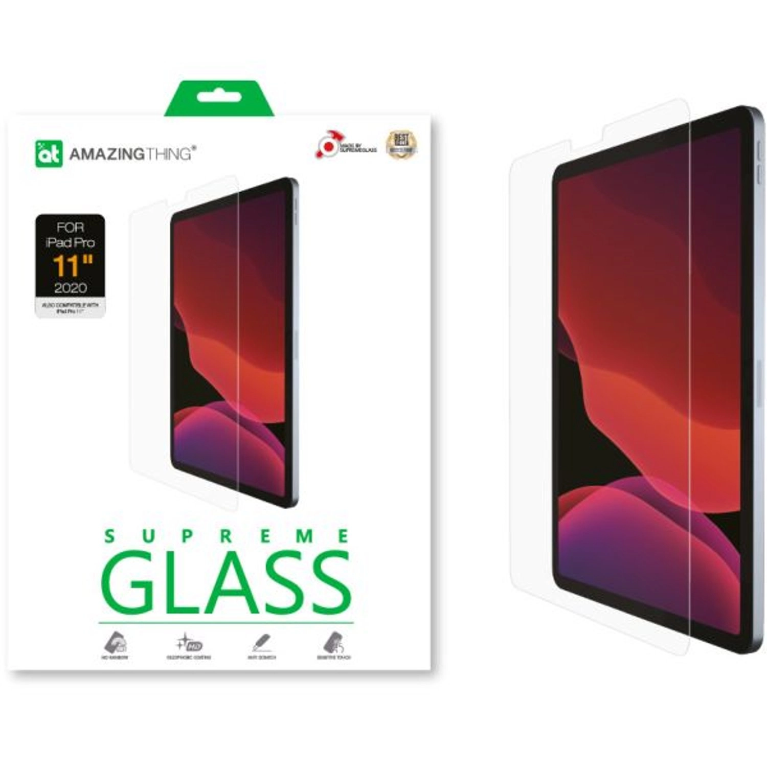 AMAZINGthing Clear Screen Protector for iPad Pro 12.9