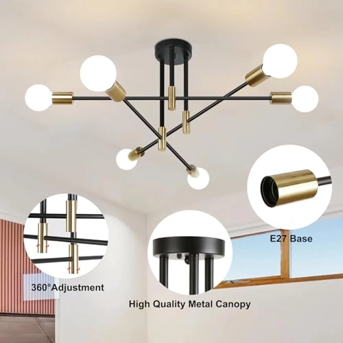 Sputnik Ceiling Lights - Dimmable