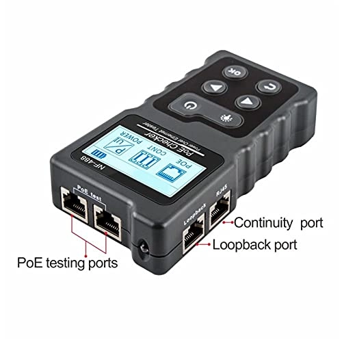 POE Switch Tester - CAT5 CAT6 LCD Display