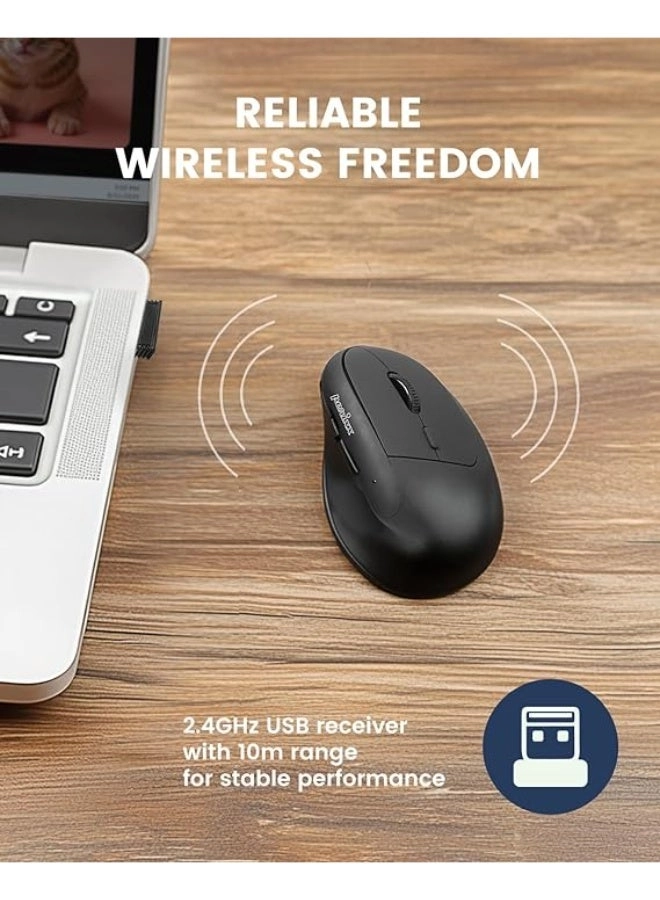 PERIMICE-713 Ergonomic Vertical Mouse - USB