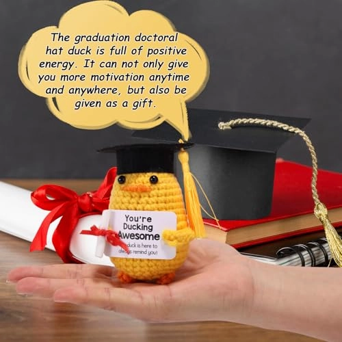 Graduation Duck - 9 x 6 x 5 cm