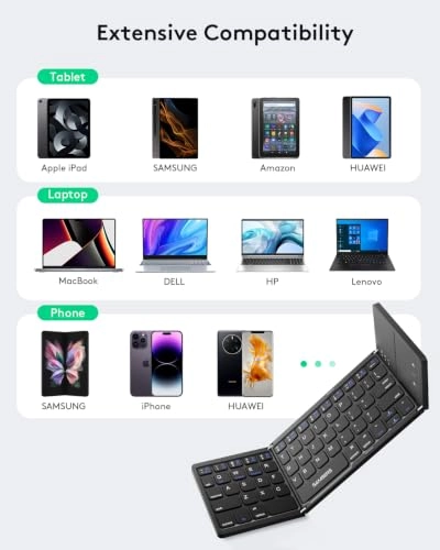 Foldable Keyboard Bluetooth