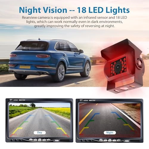 Rear Camera Kit - Night vision Wired 800 x 480 pixels