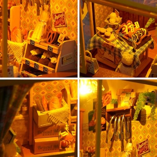 DIY Miniature House Kit - Bakery Shop