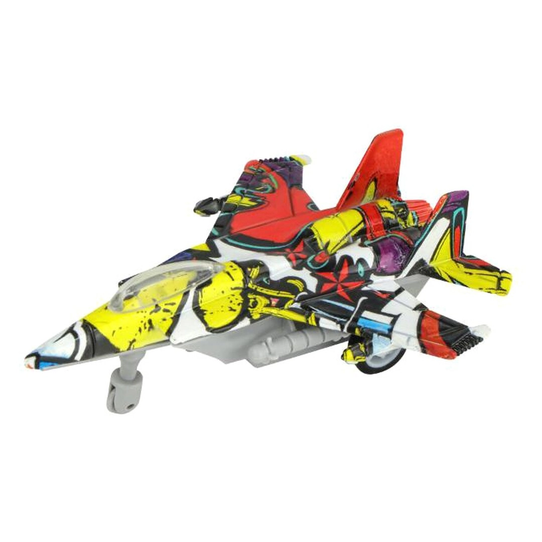 Pull Back Fighter Plane