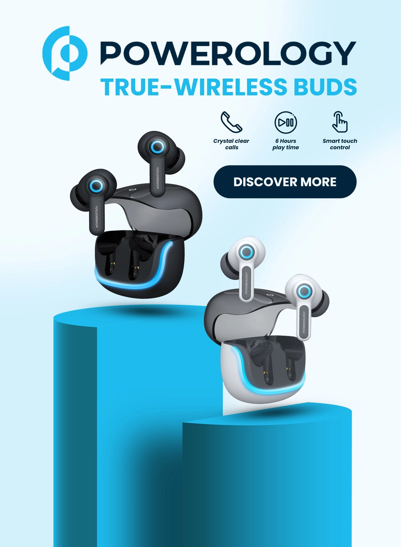 Quad Mic ENC TWS Earphone - Wireless Earbud