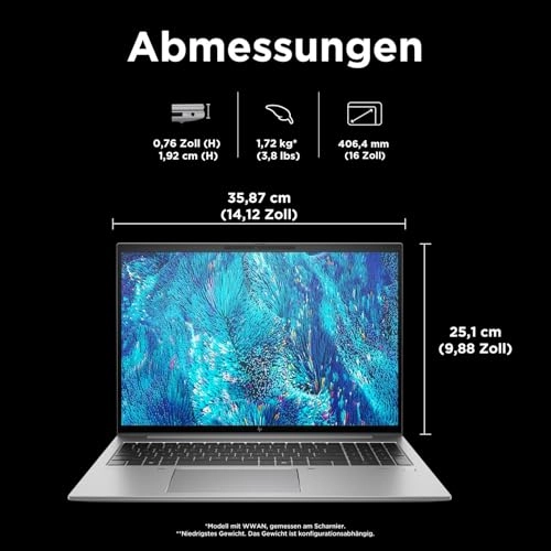 ZBook Firefly 16 G11 U7 - 16'' 1 TB 32 GB 80 Intel Core Ultra 7 155H