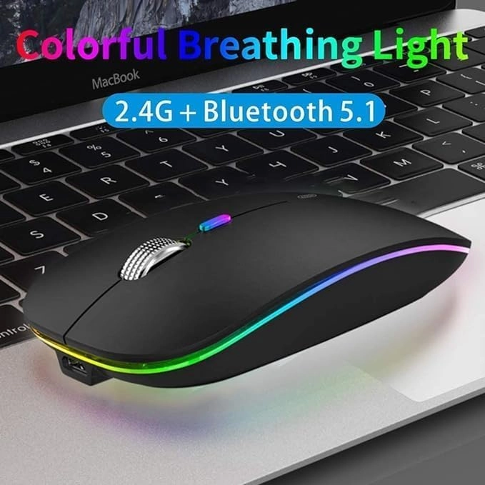 Wireless Mouse - Bluetooth & 2.4G