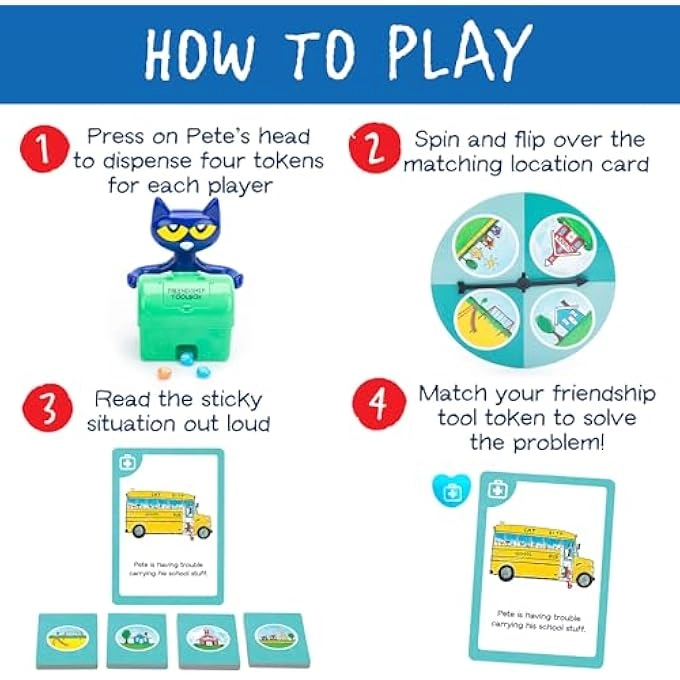 Pete The Cat Groovy Friendship Game