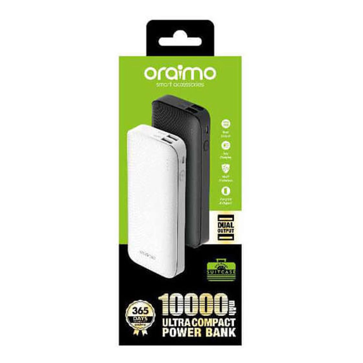 Toast 10 - 10000 mAh DC 5.0V 2.1A (Max)
