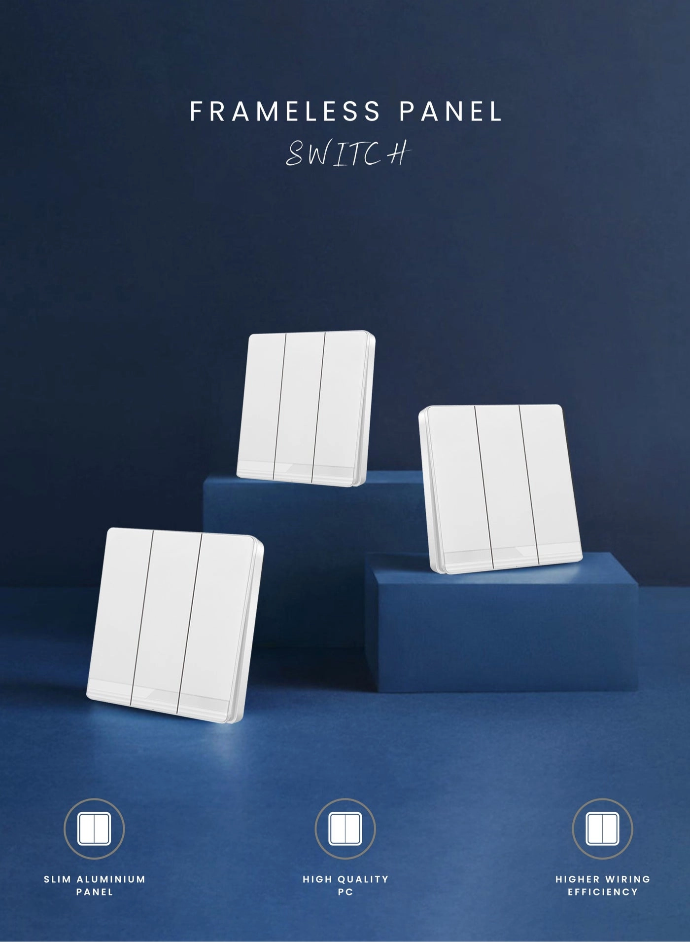 V5 - 3-Gang 2-Way Switch