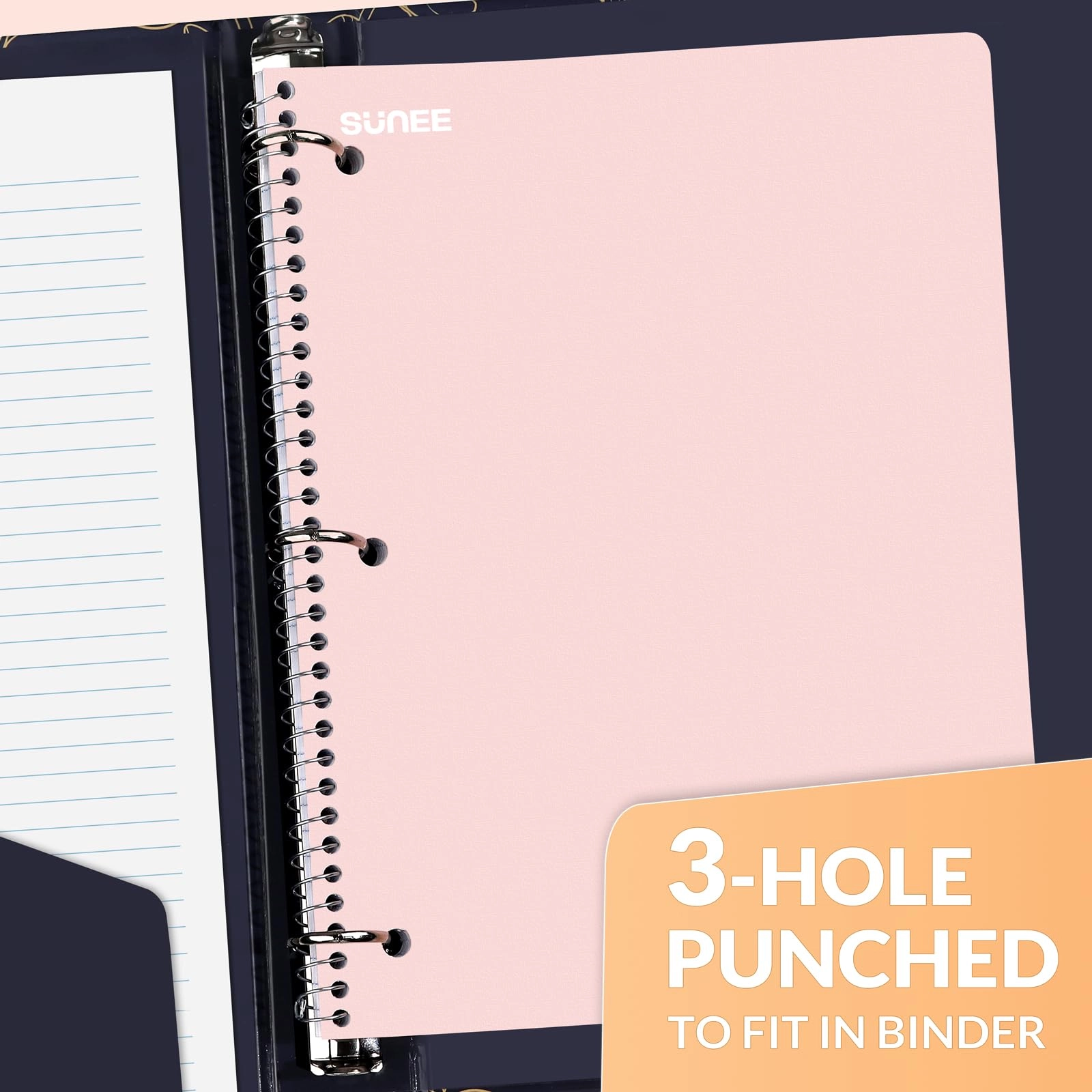 Spiral Notebook 8" x 10-1/2" Spiral - Lined 70 Sheets