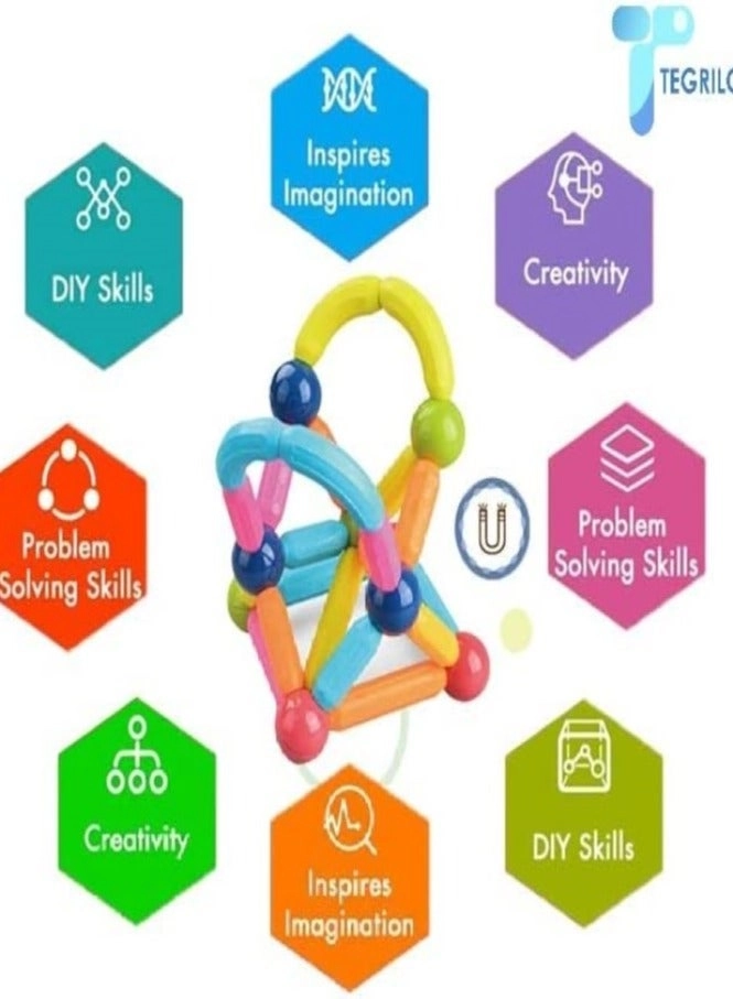 Magnetic Building Blocks - 36 pcs