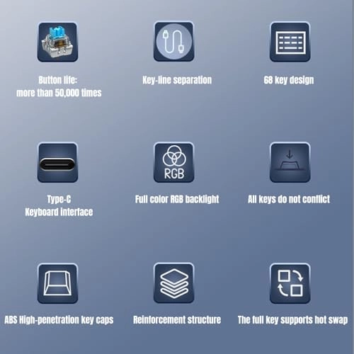 Mechanical Gaming Keyboard - Wired