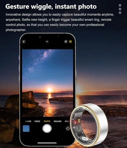 Smart Ring - Heart rate monitor Blood oxygen saturation Sleep Monitoring