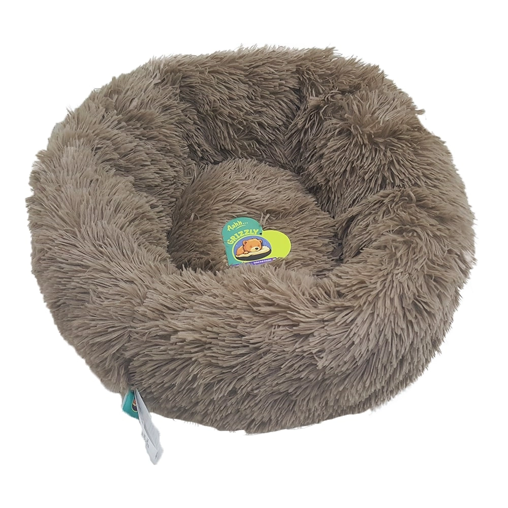Velor Plush Round Bed - 71 x 20cm