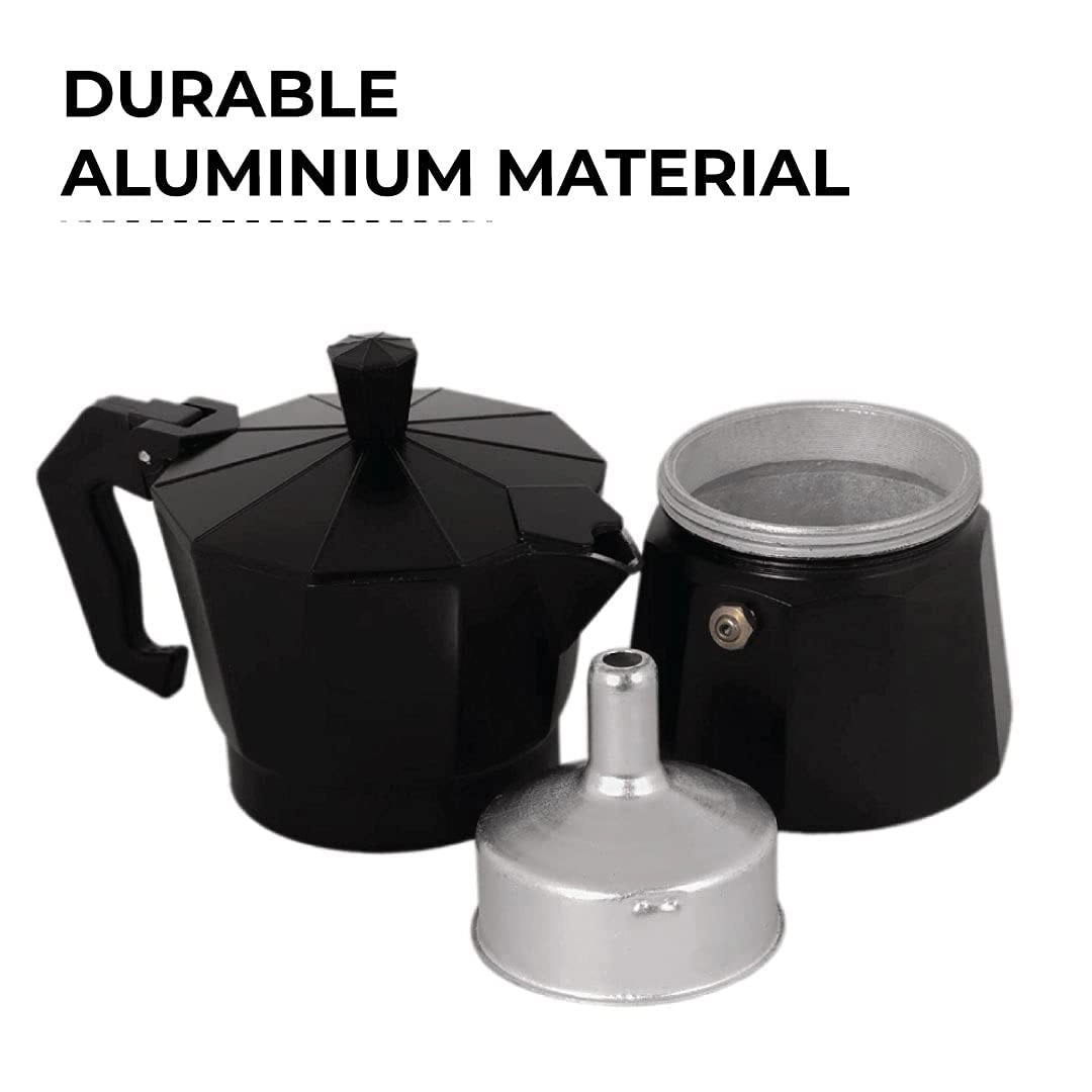 Aluminum Stovetop Moka Pot - 6 Cup 300 ml
