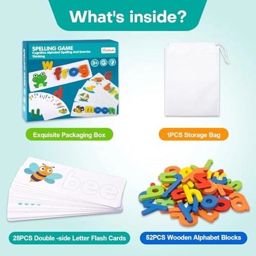 See & Spell - 3–6 80 pieces