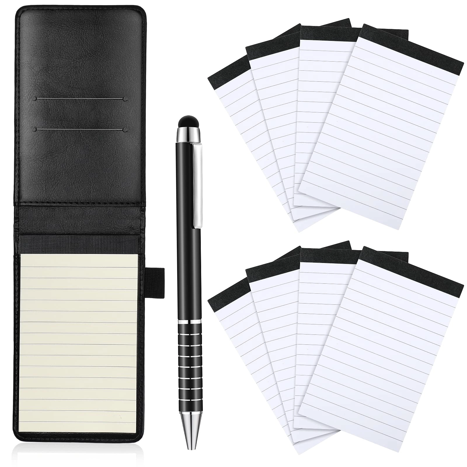 Outus Mini Pocket Notepad Holder 3 x 5 inches - Blank 50 Sheets