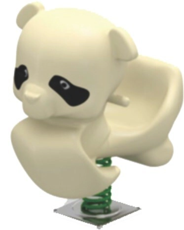 Rainbow Toys Rocking Spring SeeSaw - Panda Face 80x40x85cm