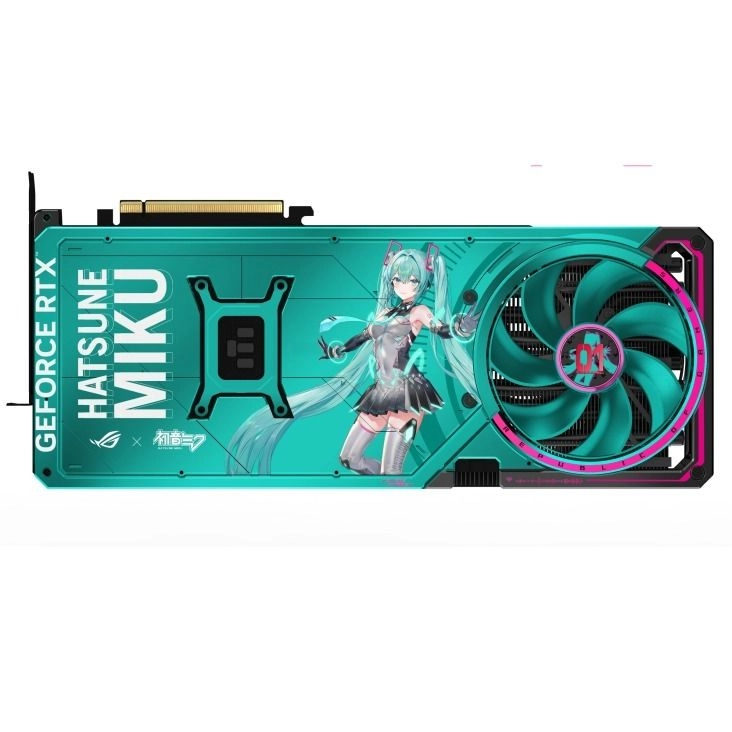 ROG x Hatsune Miku Gaming PC - 9950X3D 64GB 2TB + ROG Strix XG27ACMEG-G - 27-inch QHD + ROG Strix Arion - 2TB + ROG T-Shirt