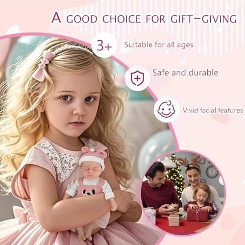 Reborn Baby Doll - Girl 12.2 Inch Silicone