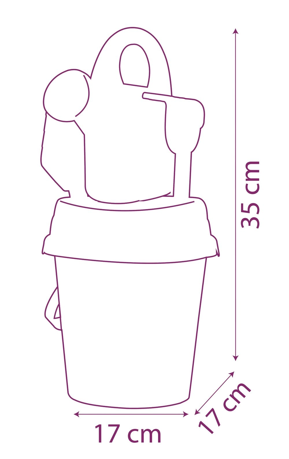 Ice Queen Sand Bucket Set - 3+ Multi Colour